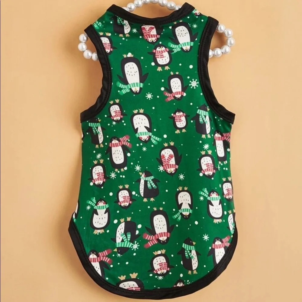 Penguin Print Pet Tank